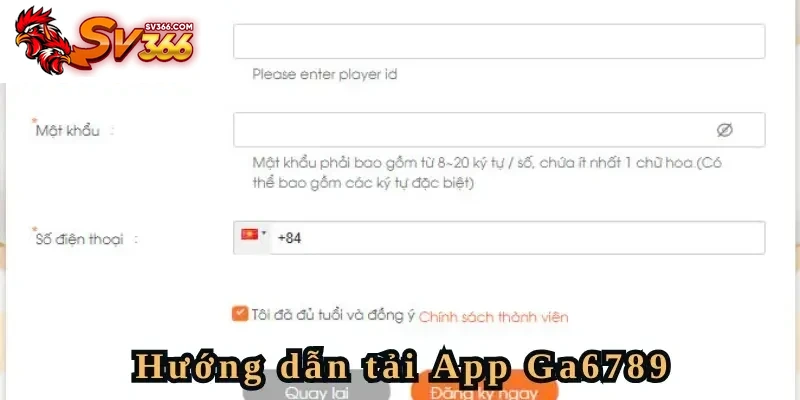Những bước thực hiện để đăng ký SV366