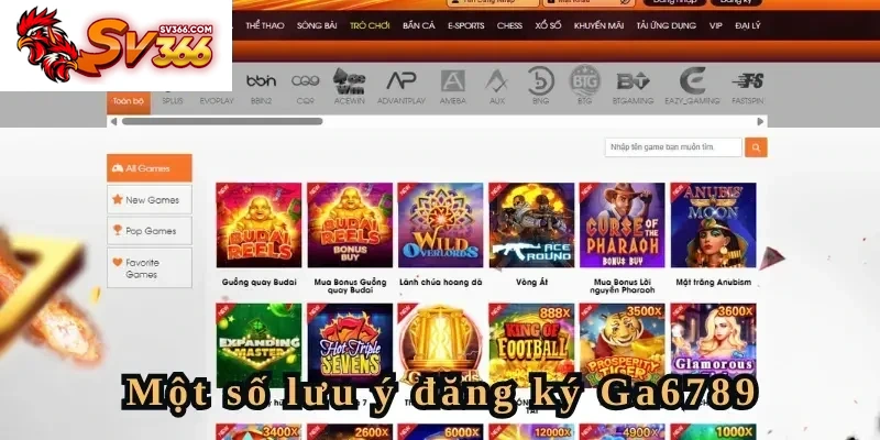 Một vài điều người chơi cần lưu ý trong quá trình đăng ký SV366