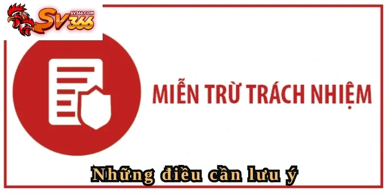 Miễn trừ trách nhiệm